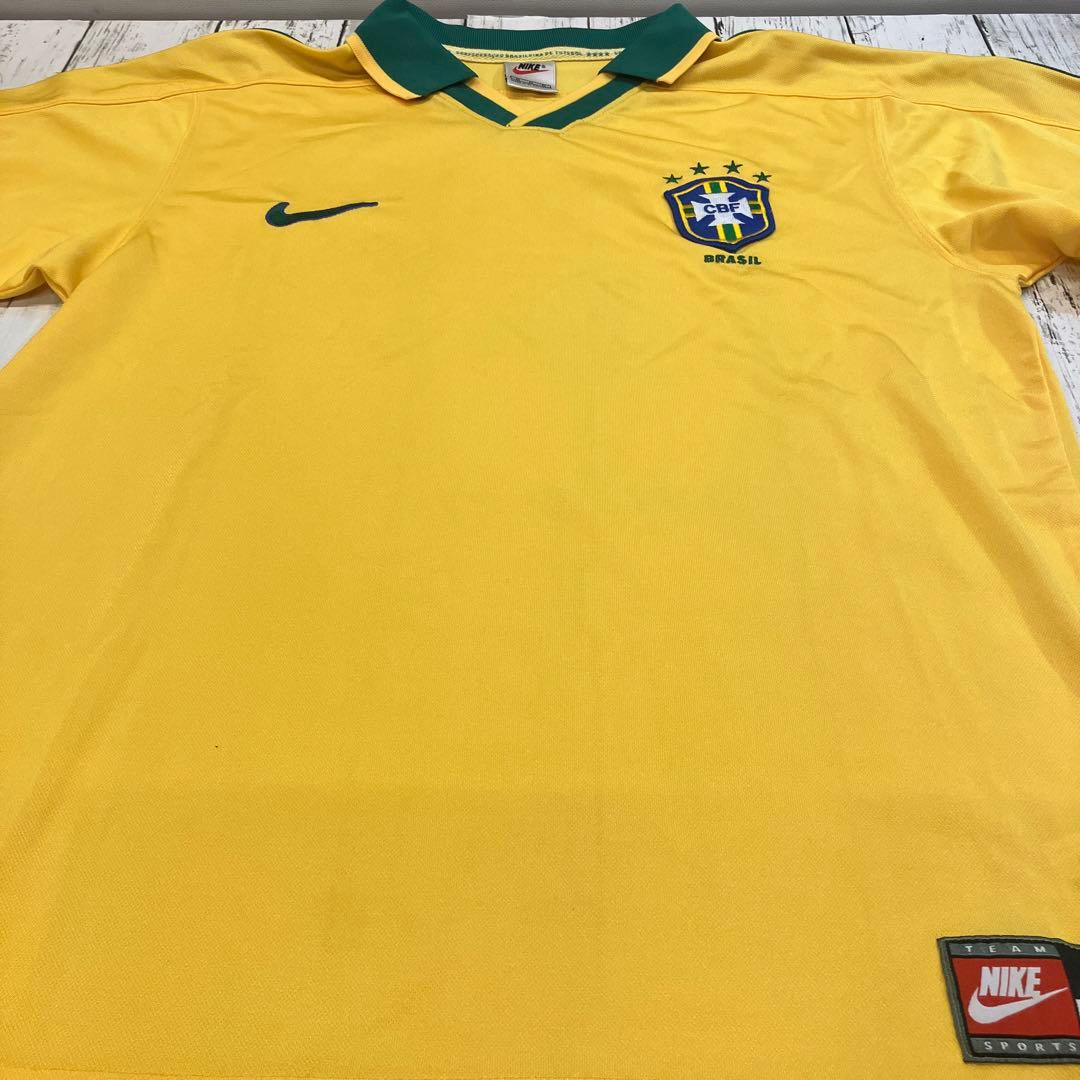 未使用)ナイキ 1997年コパ・アメリカ ブラジル代表ユニフォーム Mサイズ