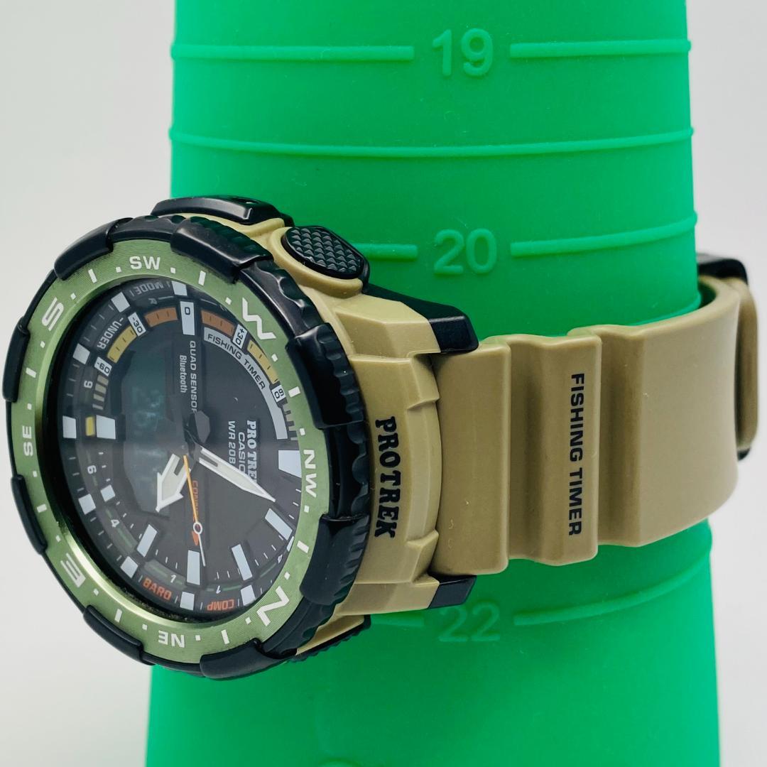 CASIO　プロトレック　PRT-B70　カーキ　PROTREK　釣り人モデル