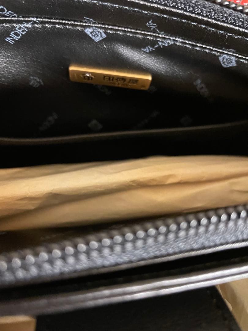 【美品】印傳屋 INDEN-YA 房柄 ベネッセージ バッグ