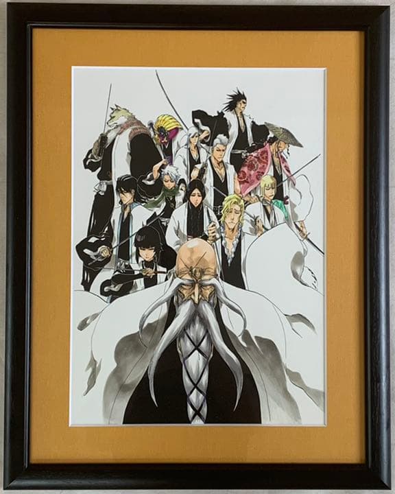 BLEACH 護廷十三隊隊長集合扉絵 額装高精細複製原画 感想】BLEACH