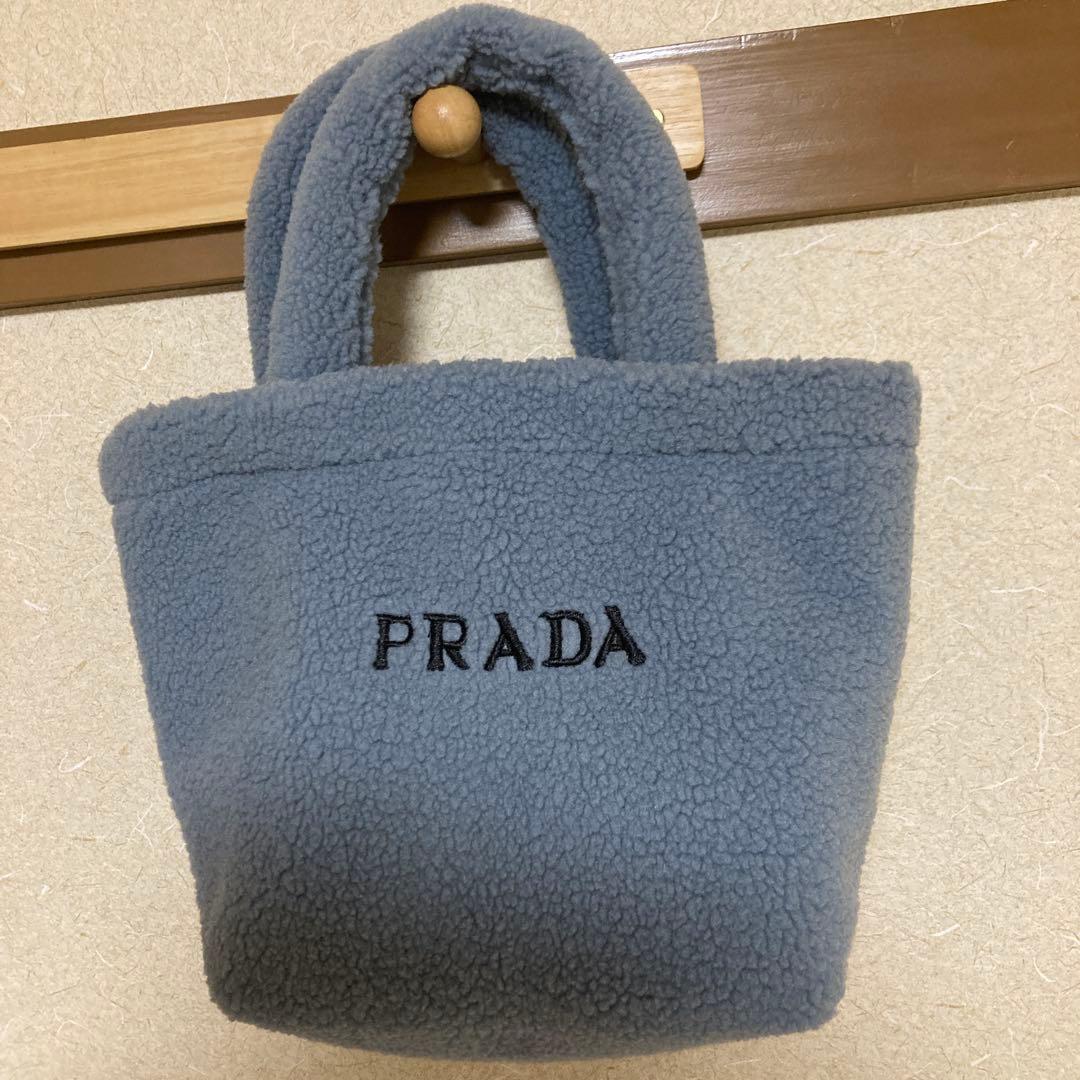 限定品ノベルティフリースハンドバッグ グレー