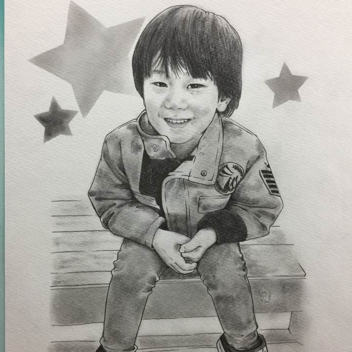 似顔絵イラストオーダー4月のご予約 満員となりました。