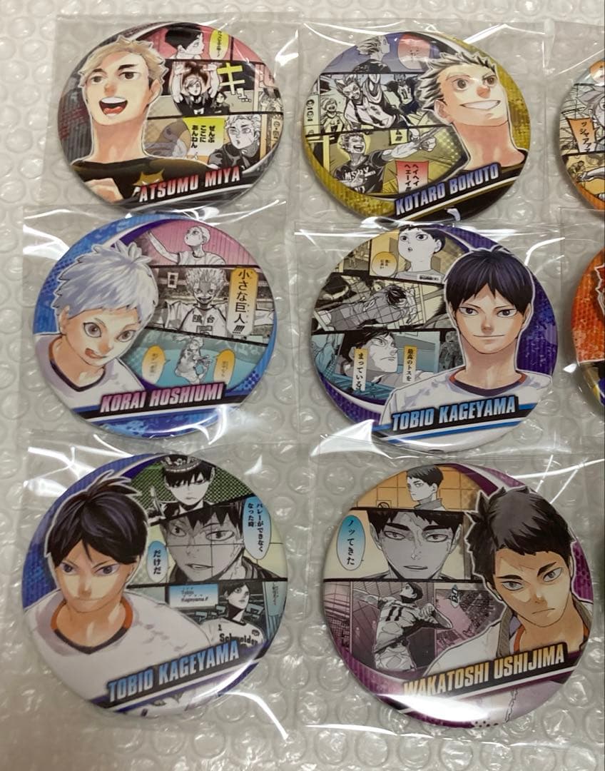 ハイキュー！！コレクション缶バッジmemories第1弾全種セットメモリーズ