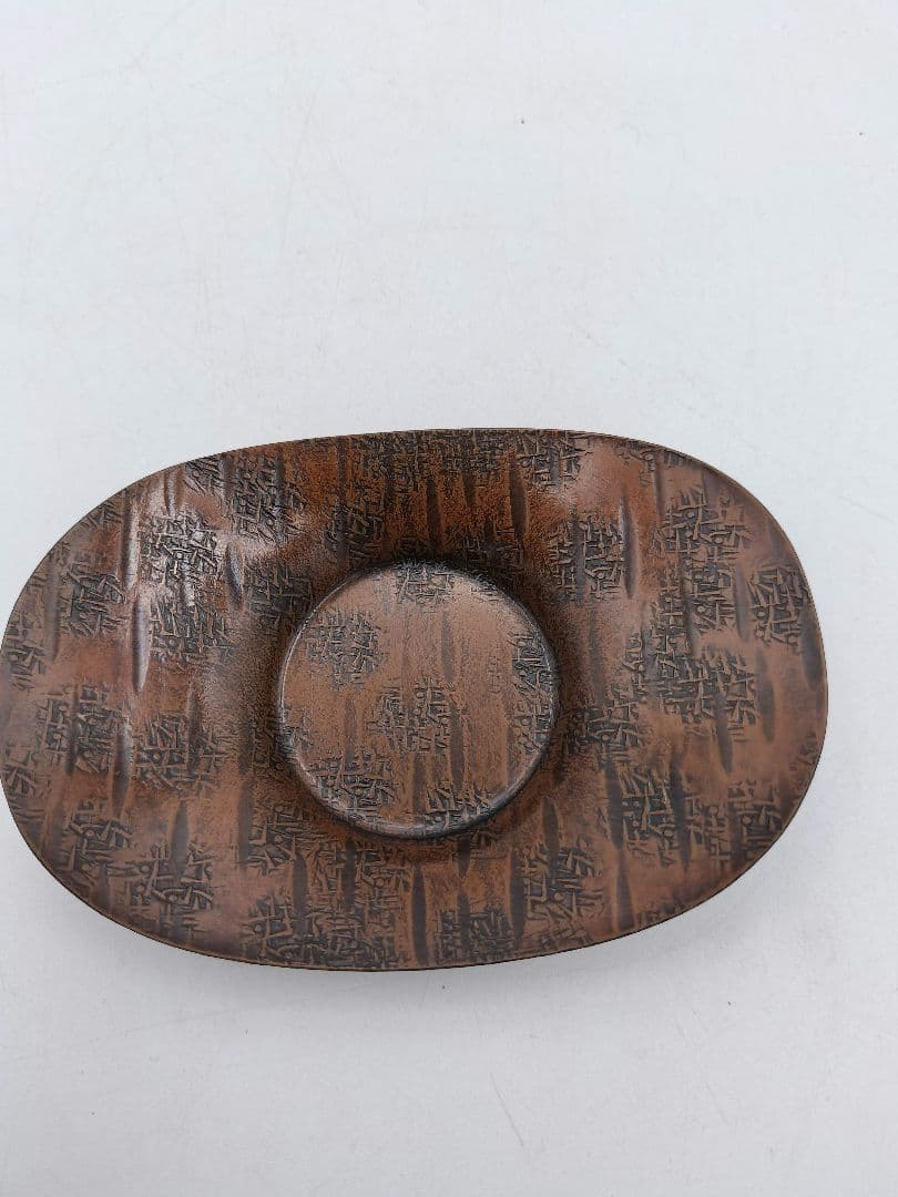 c353 茶托 大 小判 6枚 紙箱 茶道具 古物