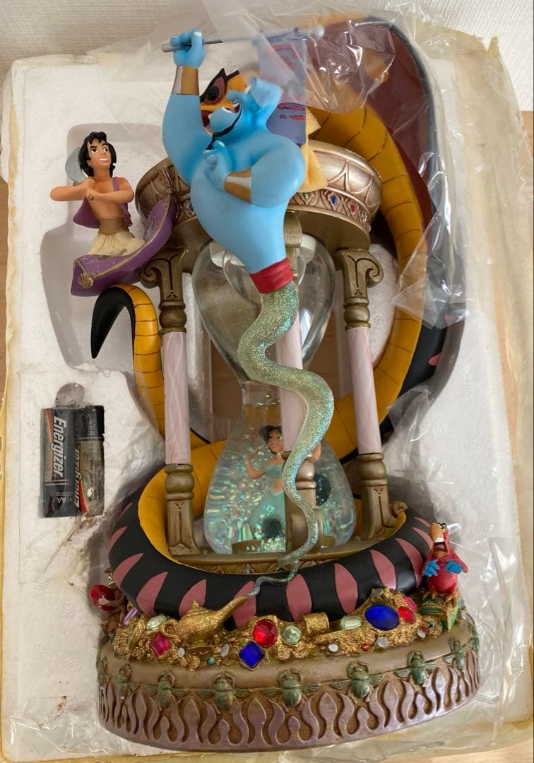 アラジン】ディズニー スノーグローブ オルゴール レア ディズニー