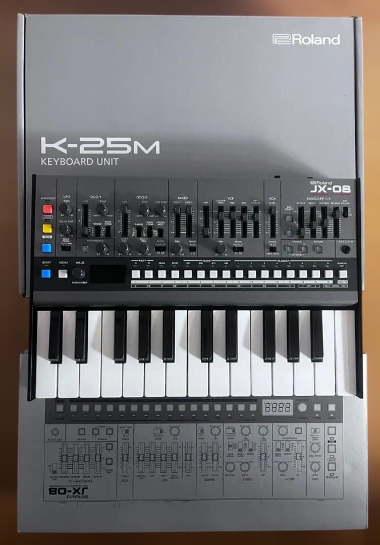 ROLAND JX-08 & K-25M ローランドシンセサイザーDAW・MTR - メルカリ