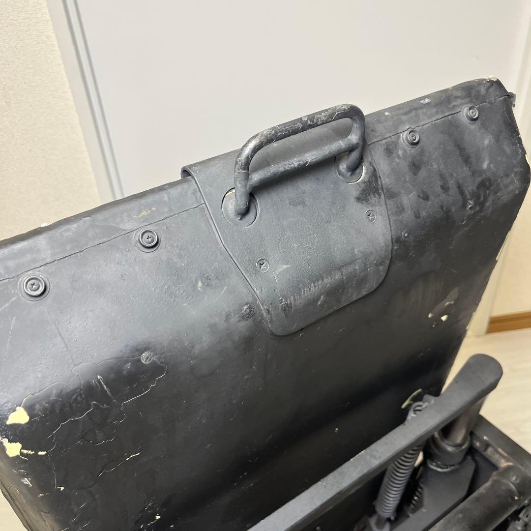 詳細不明 日本軍 航空機 戦闘機 シート 操縦席 座席 パイロット 実物