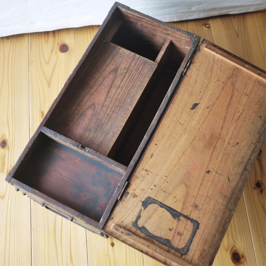 小箪笥 道具箱 帳場箱 硯箱 銭箱 小引き出し 鋲金具 古民具