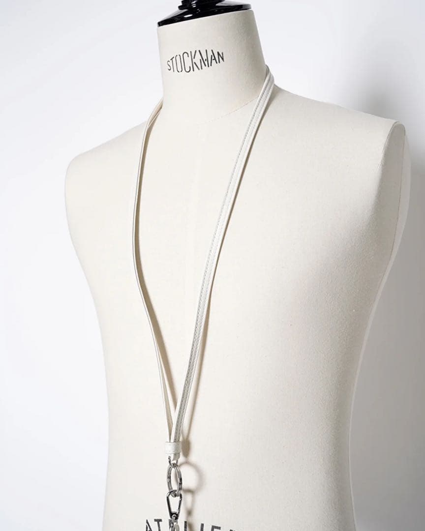 【LEMAIRE】白レザークロワッサン　ケース