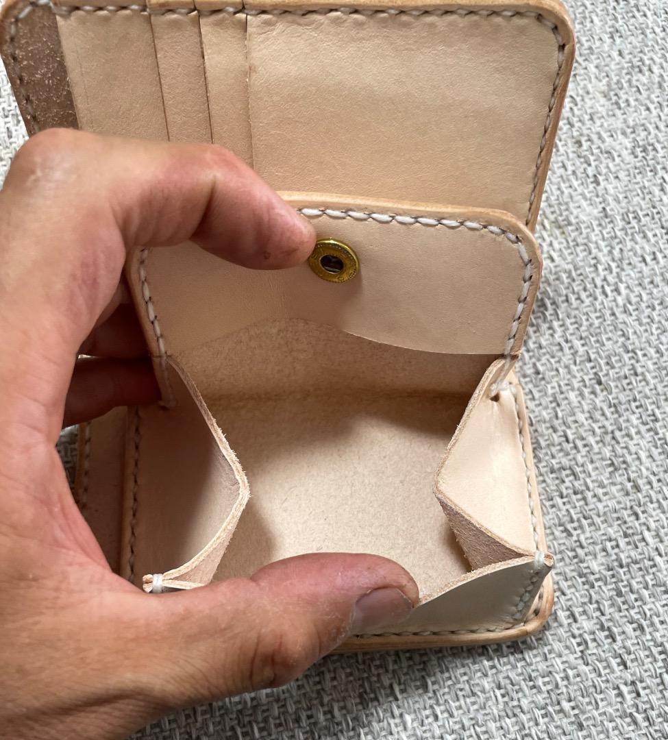 ヌメ革ハード極厚バイカーズウォーレットBOX