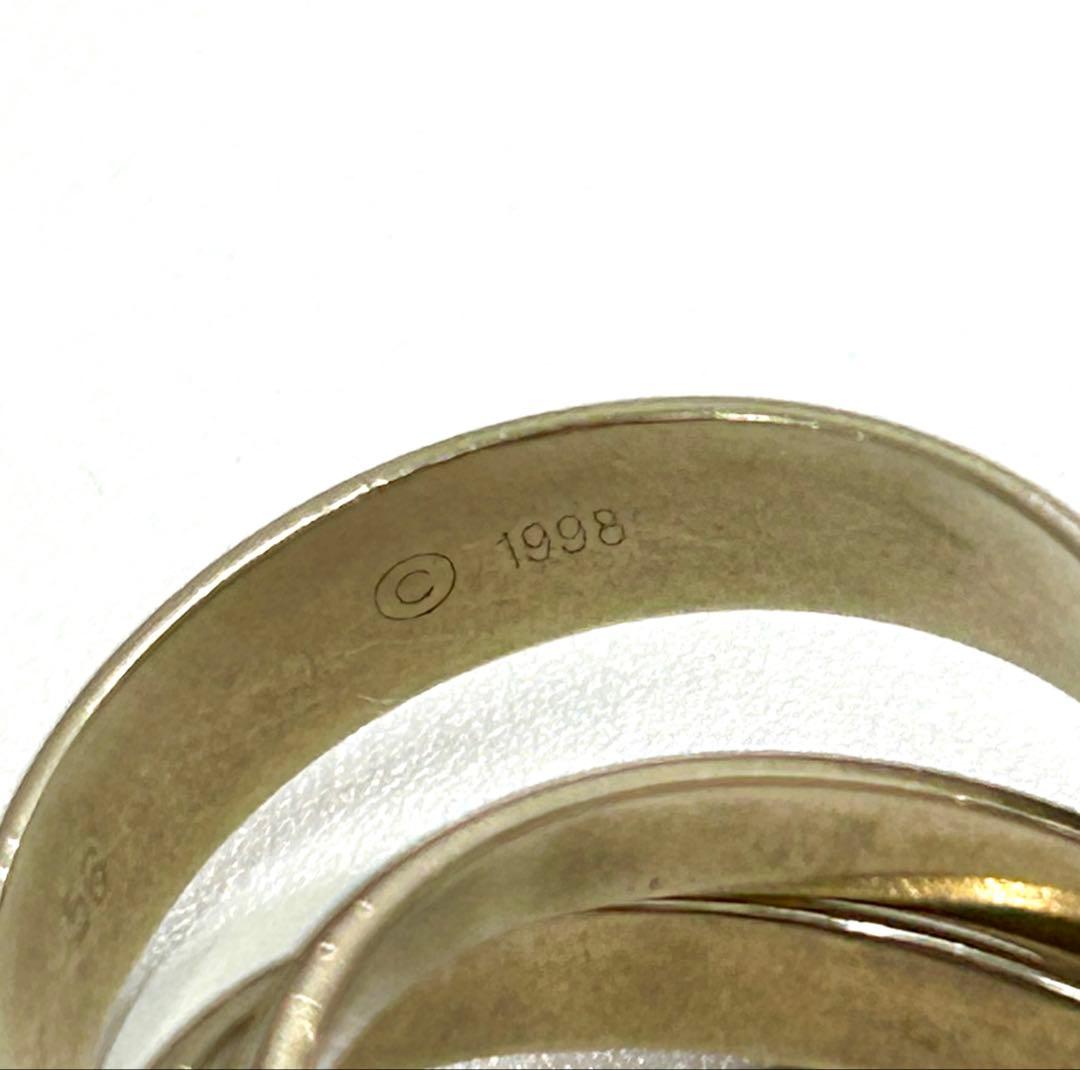 カルティエ トリニティリング ♯56 1998年 クリスマス ゴールド 750