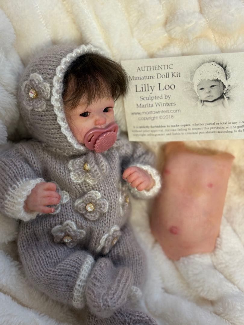 リボーンドール、リリー・ルー❤︎ 証明書付き、正規キット リボーン