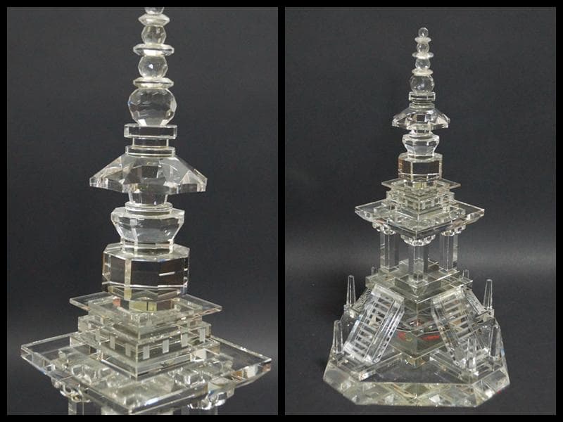 2002年FIFAワールドカップ日韓大会 記念『 慶州仏国寺塔』クリスタル製