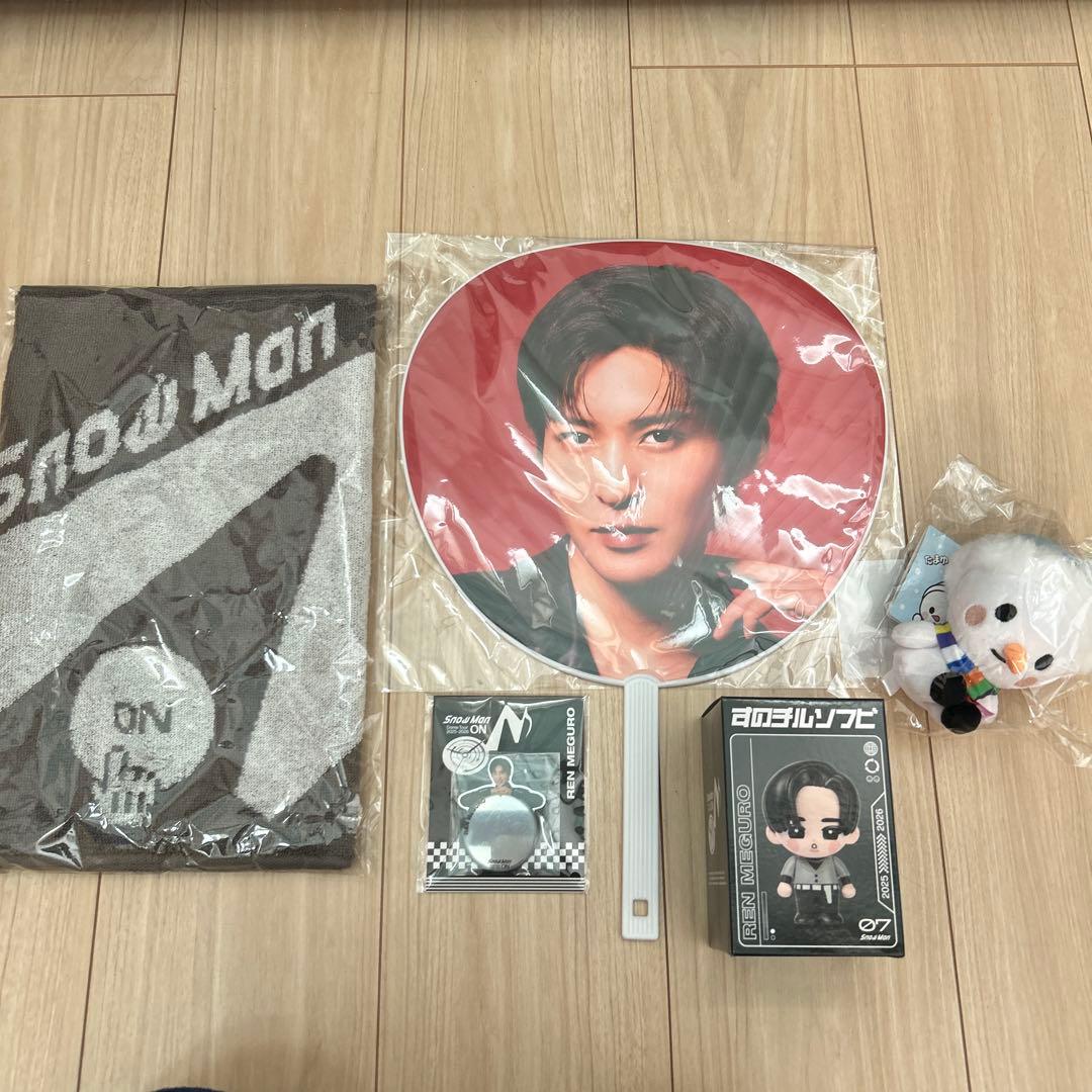 新品未開封 Snowman ON ライブグッズ 目黒蓮5点セット SnowMan グッズ 5点