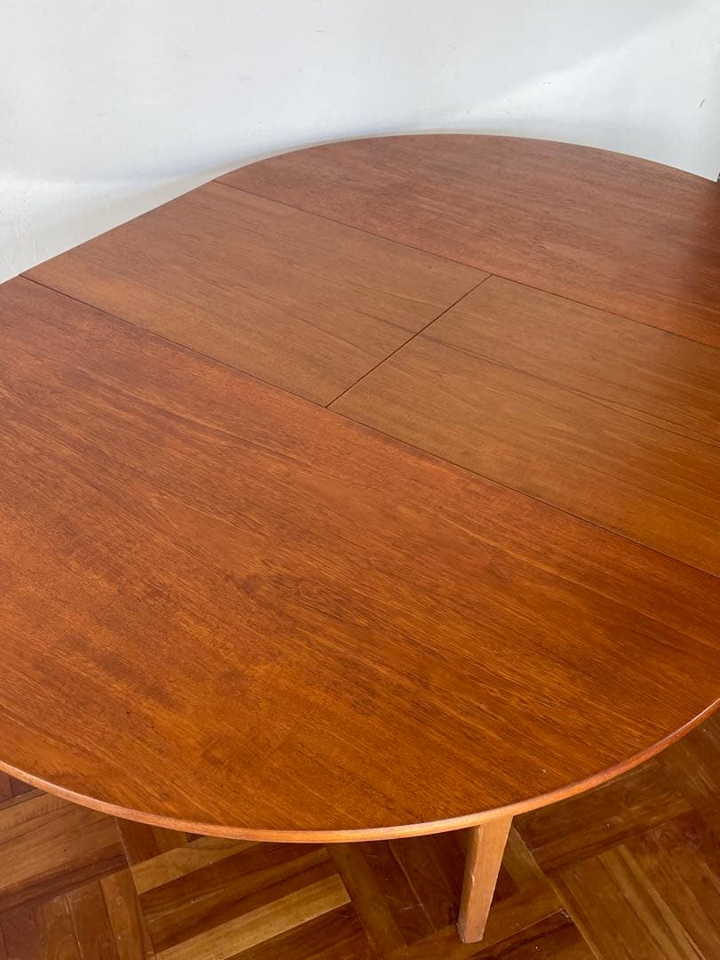 イギリス ヴィンテージ Nathan ラウンド エクステンション テーブル