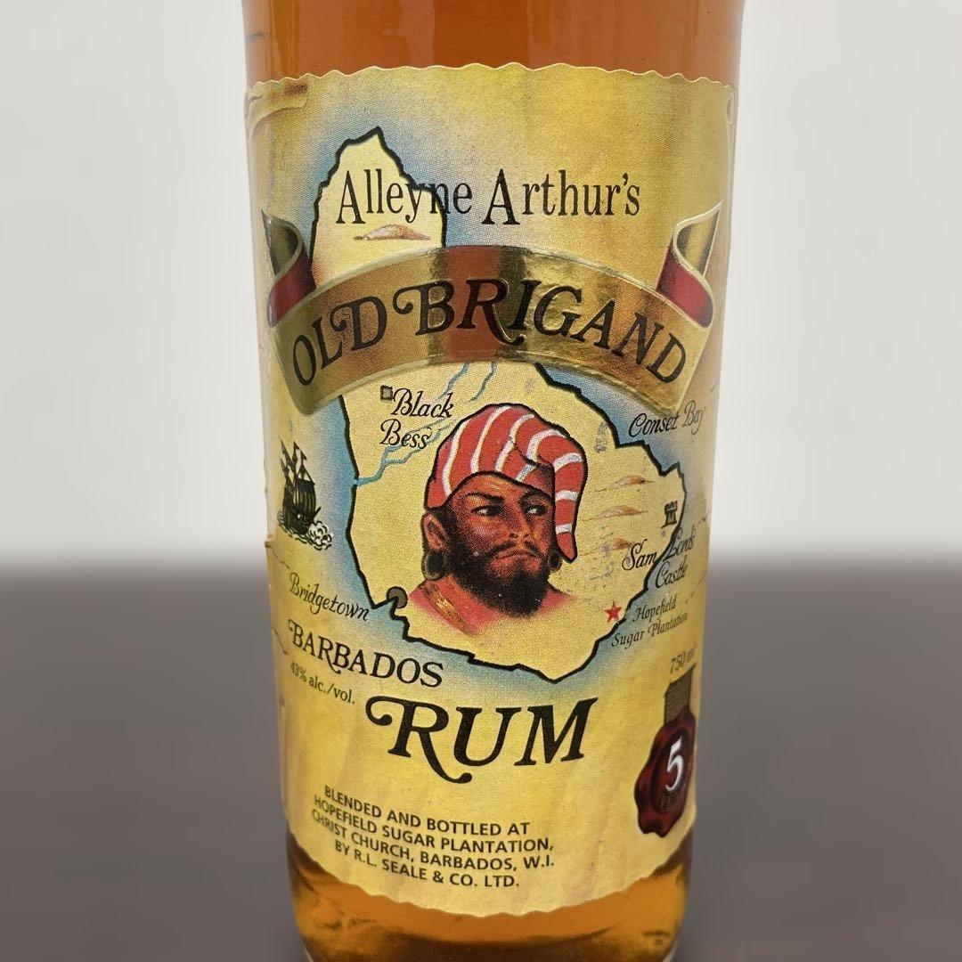 未開封】【希少ラベル】Old Brigand Rum 750ml 43% - メルカリ