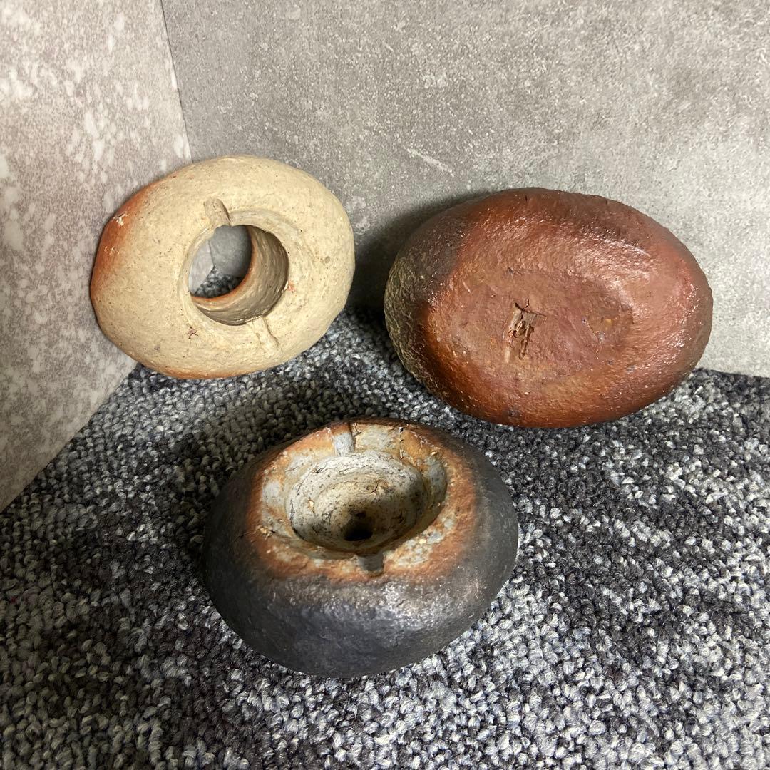 備前焼 脇本博之 香炉 花器 花瓶 一輪挿し 緋襷 窯変 カセ 置物 インテリア