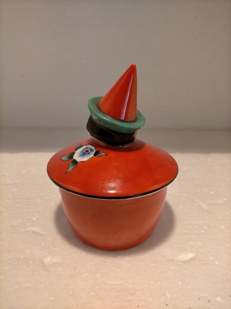 希少 里帰り オールドノリタケ アールデコ ピエロ インク壺 （メルカリ