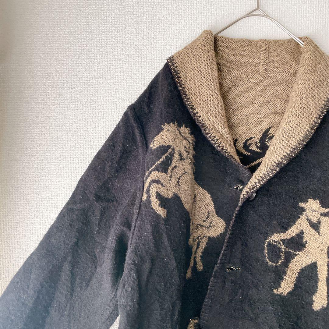 WOODED  リバーシブル 馬柄 カウボーイ柄 ジャケット USA製