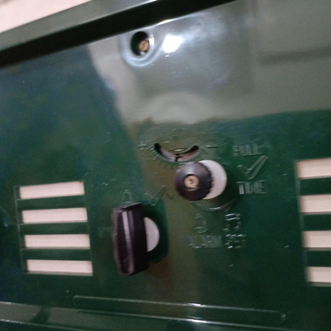 新品】東京時計 置き時計 昭和レトロ スペースエイジ 緑 美品 レア