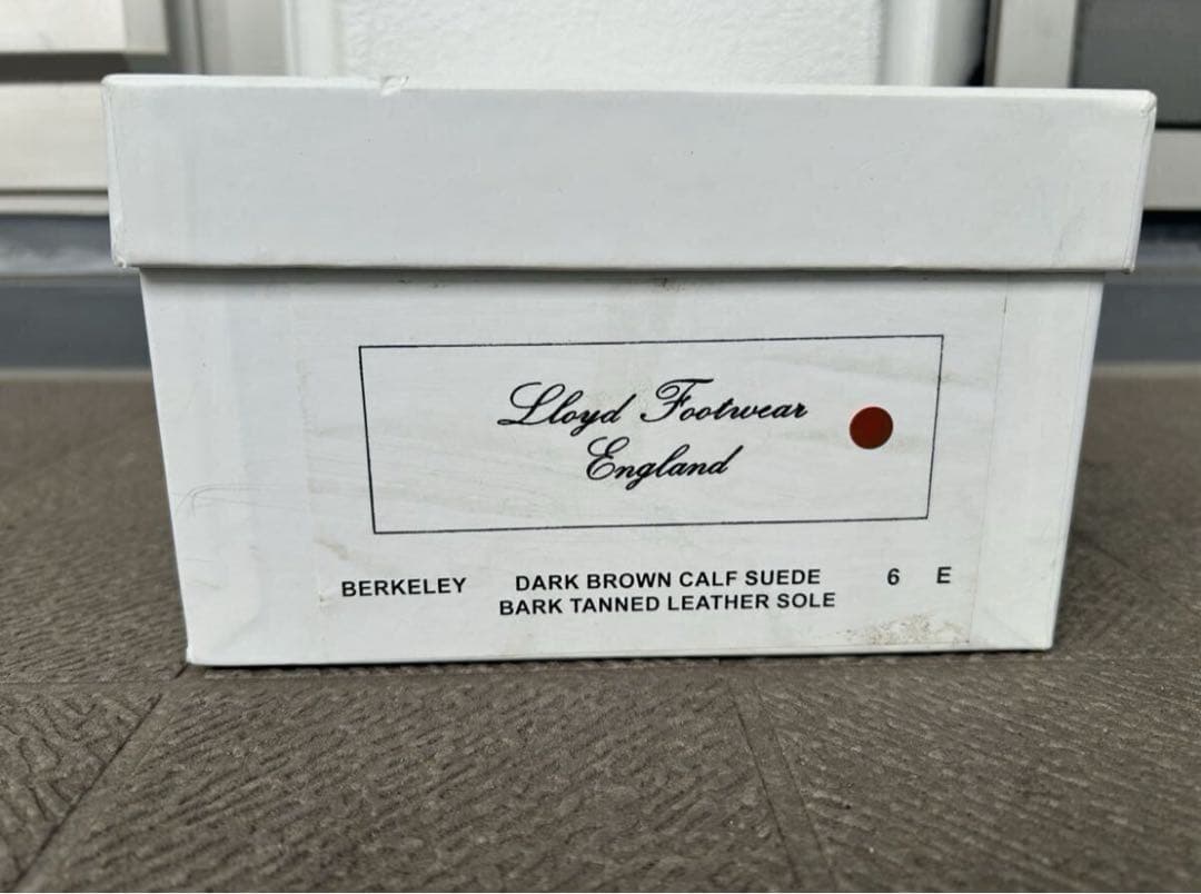 【数回着用】マスターロイド/ ロイドフットウェア スエードセミブローグ