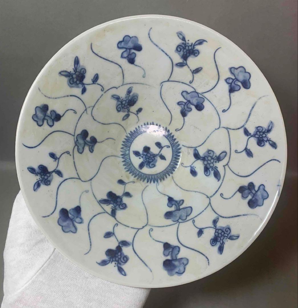 中国 染付笠形碗 f2250406