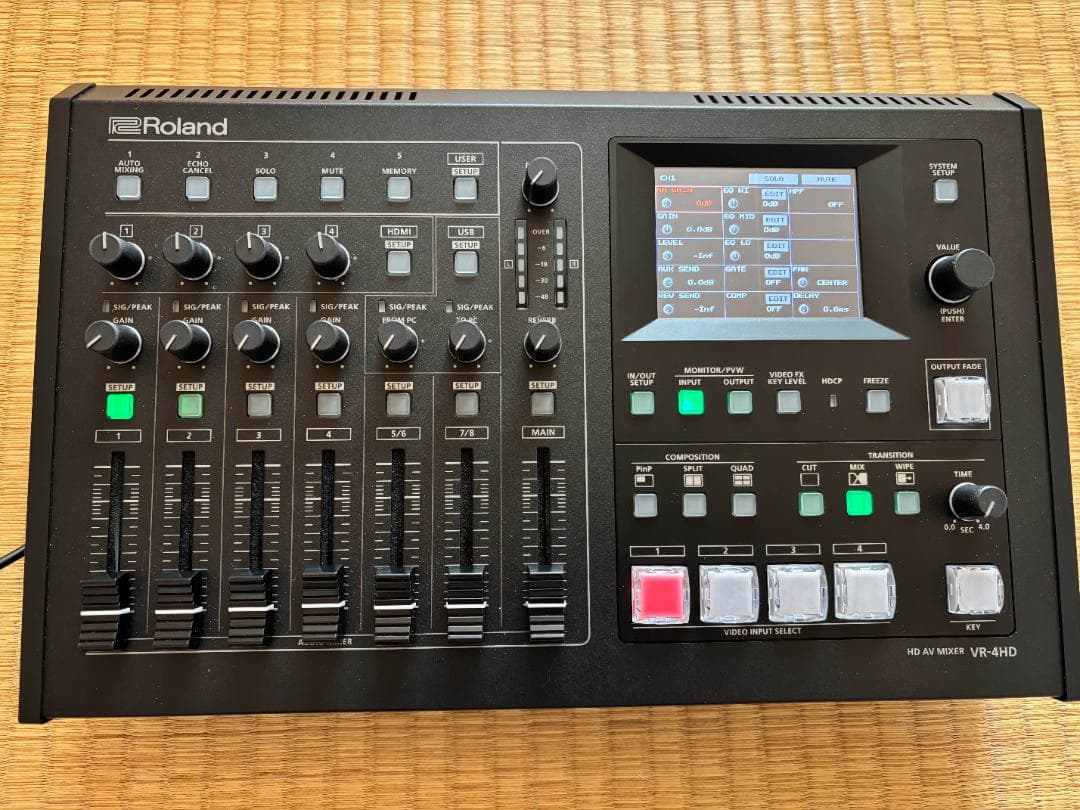 Roland AV Mixer VR-4HD（USB3.0ケーブル付属）