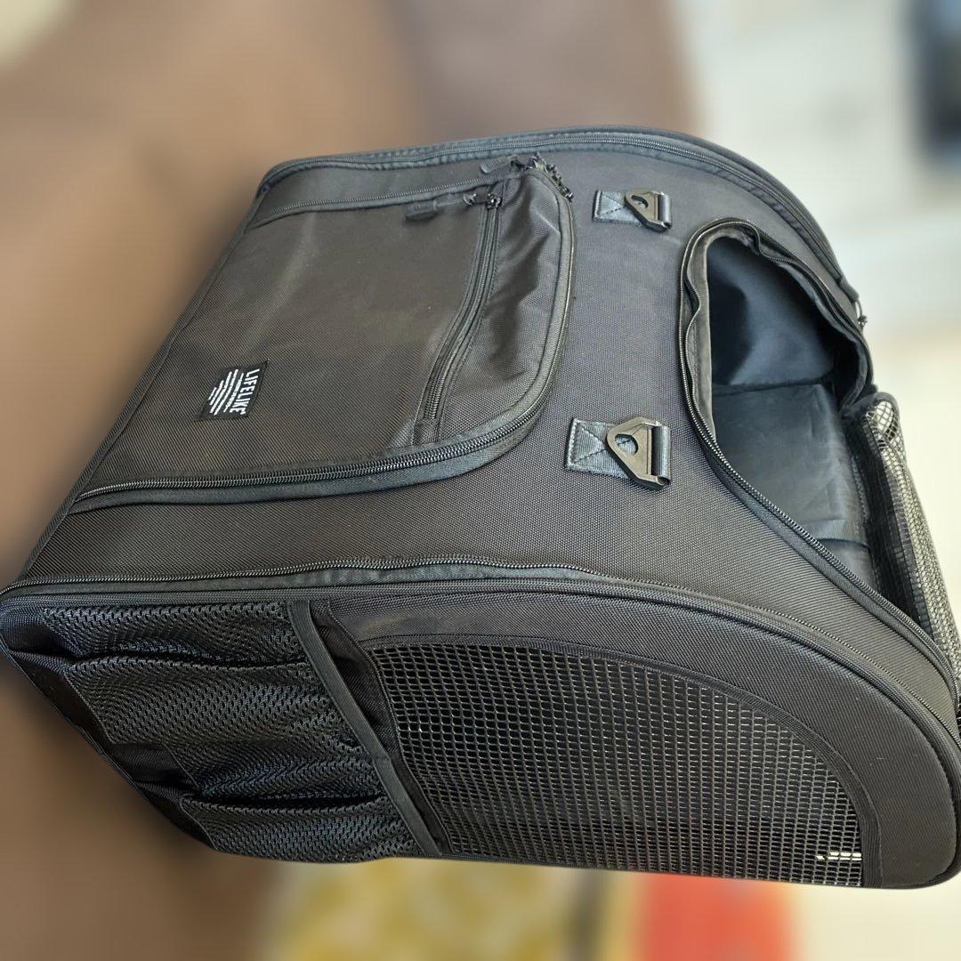 LIFELINE ブラック キャリーバッグ リュック