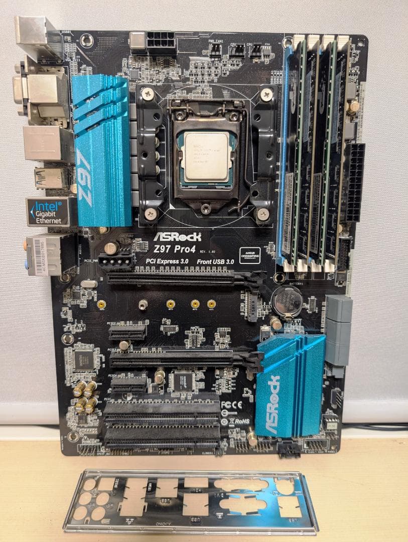 i7-4790k 16GB ASRock Z97 Pro4 CPUファンセット