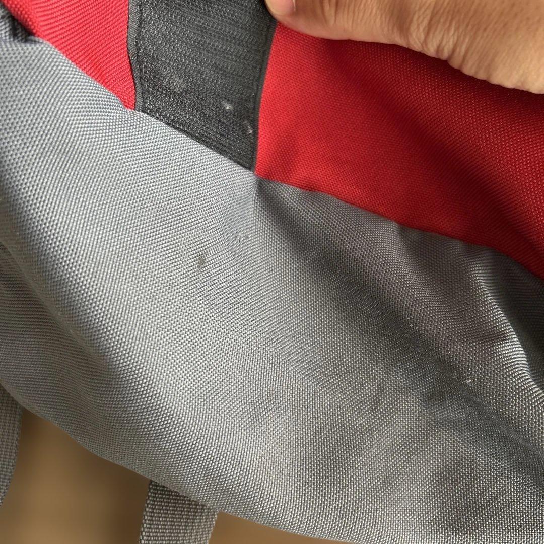 ステューシー old stussy付きリュック 赤/グレー