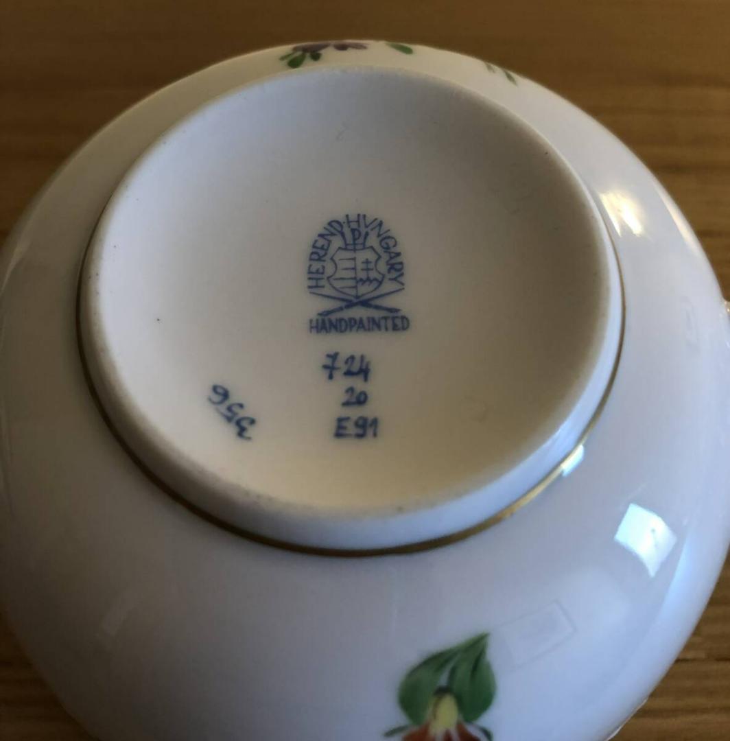 HEREND ヘレンド チューリップの花束 ブーケ ティーカップ&ソーサー