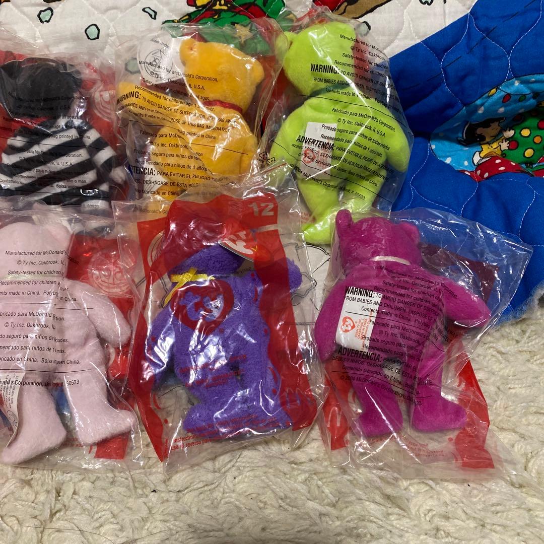 2004年　USAマクドナルド ハッピーミール　ty ぬいぐるみ　コンプリート