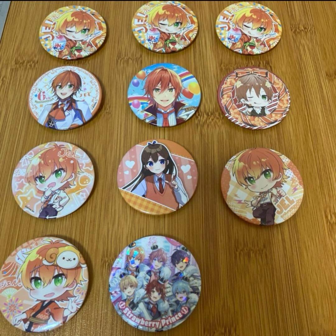 すとぷり ジェル 缶バッジ まとめ売り - メルカリ