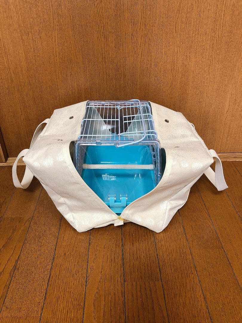 遮光鳥かごボストンバッグ 通院用旅行用災害避難用 キャリーバッグ