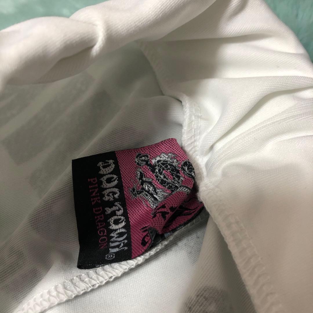 ドッグタウン 桃龍 ピンクドラゴン セットアップ ホワイト ジャージ