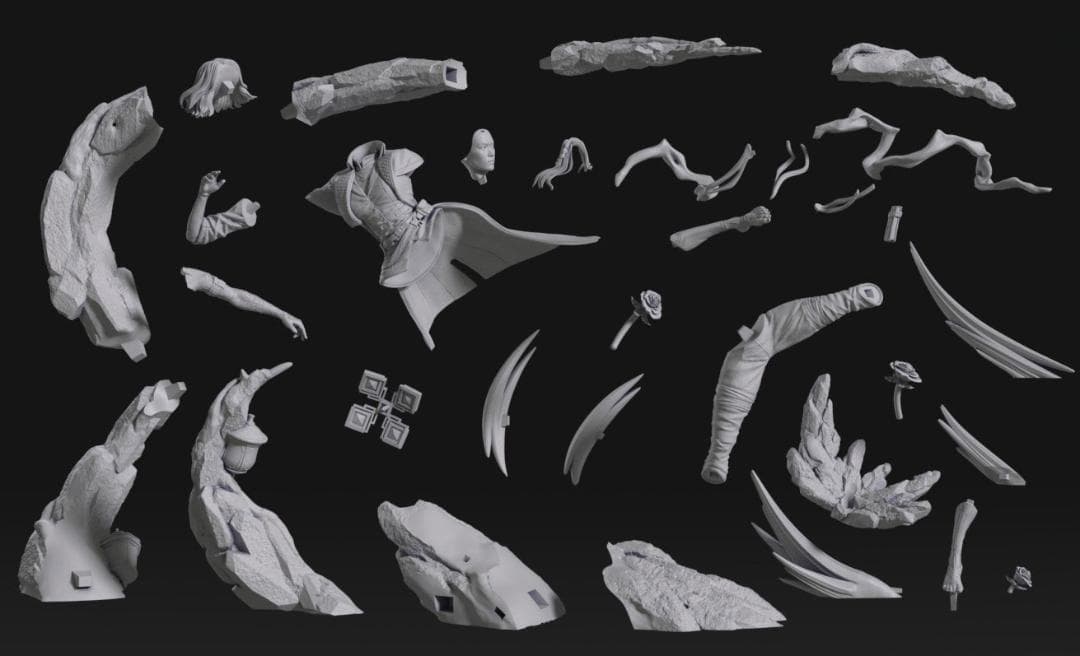 エクスペディション33 ルネ 未塗装未組立 フィギュア ガレージキット