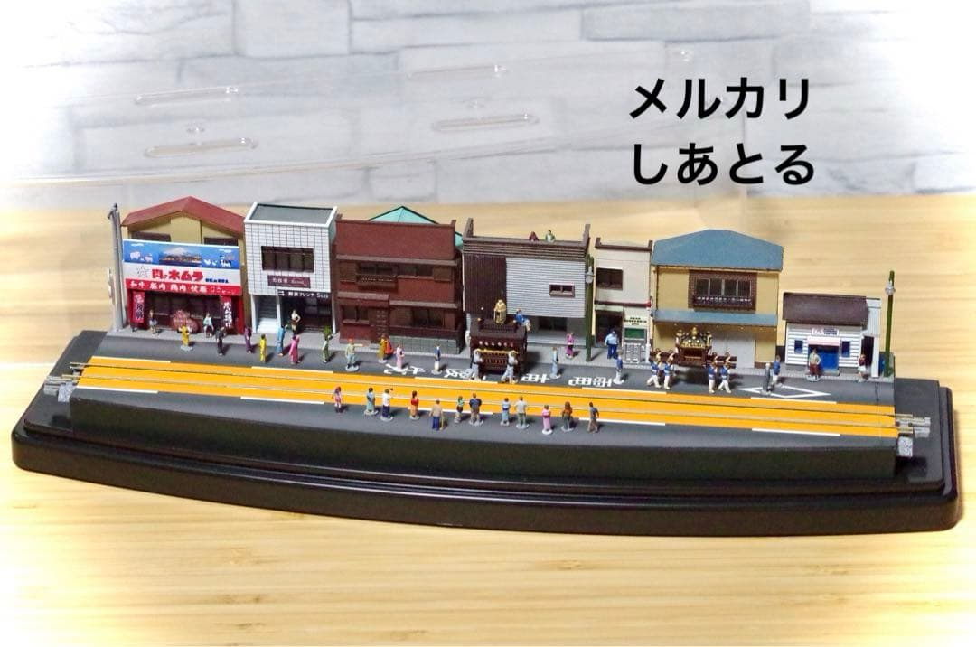 江ノ電 腰越のお祭り 鉄道ジオラマ展示台 Nゲージ Bトレ 鉄コ