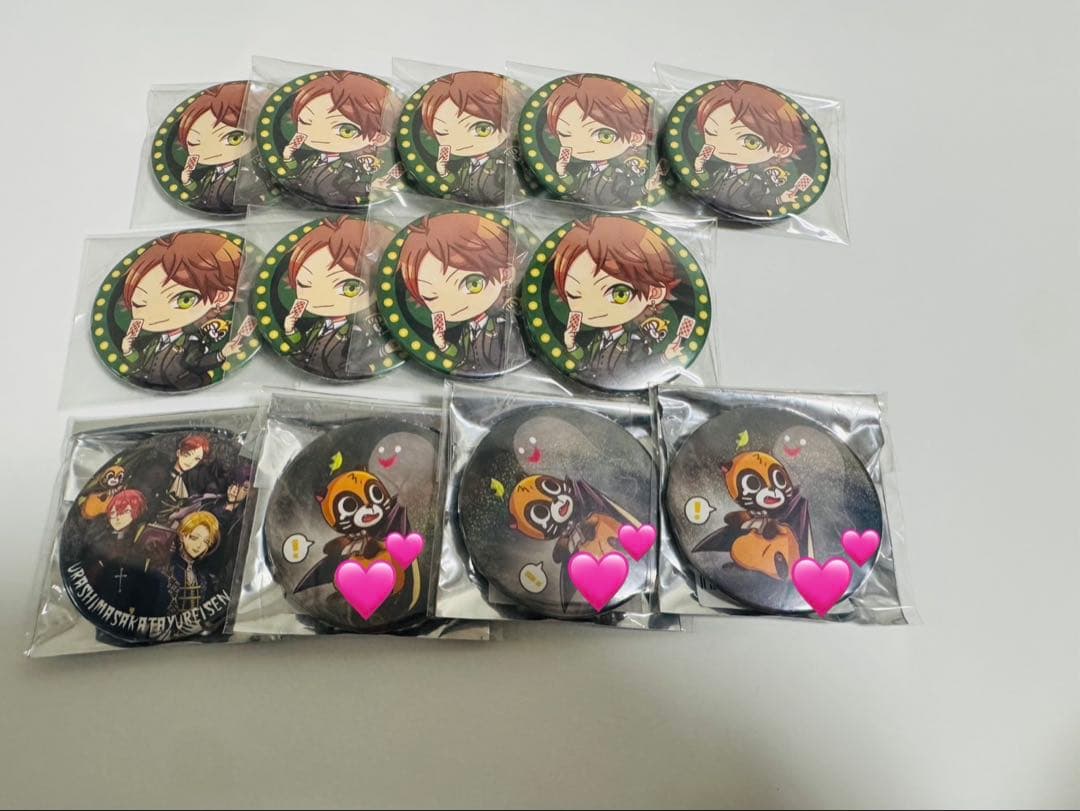 うらたぬき 缶バッジ 198個 まとめ売り ②