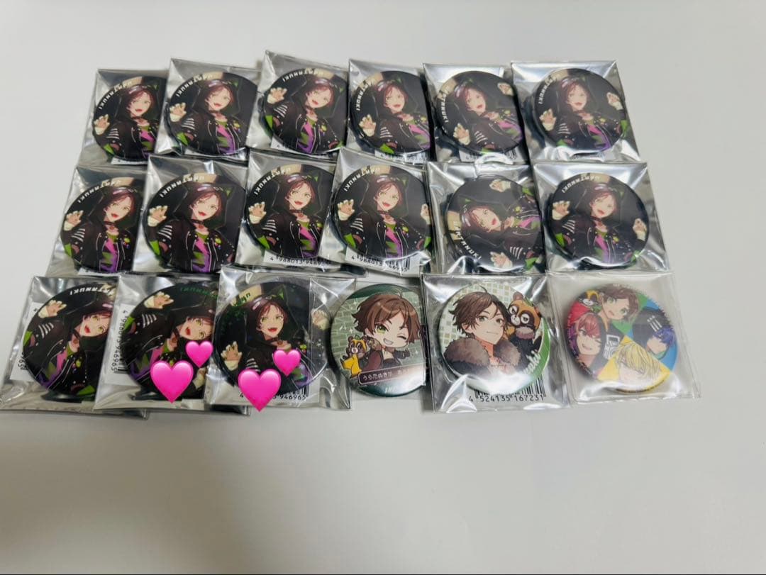 うらたぬき 缶バッジ 198個 まとめ売り ②