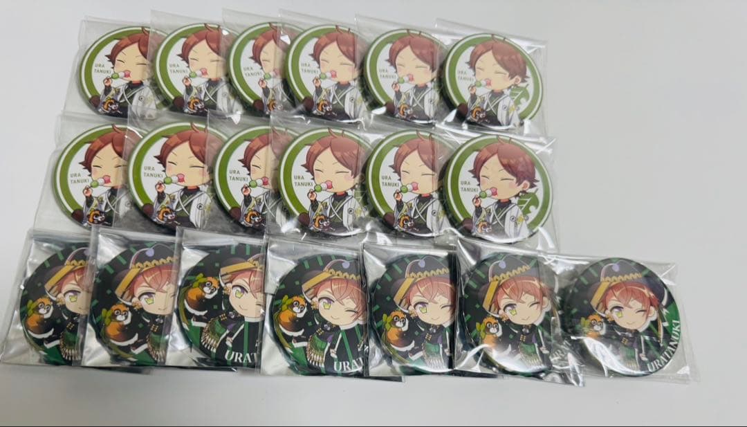 うらたぬき 缶バッジ 198個 まとめ売り ②