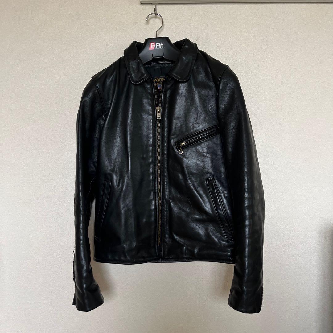 vanson レザージャケット シングルライダース 36