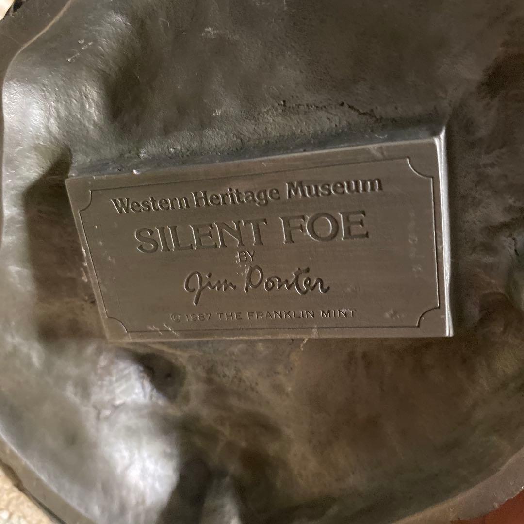 Silent Foe Jim Porter 彫刻 アンティーク ヴィンテージ