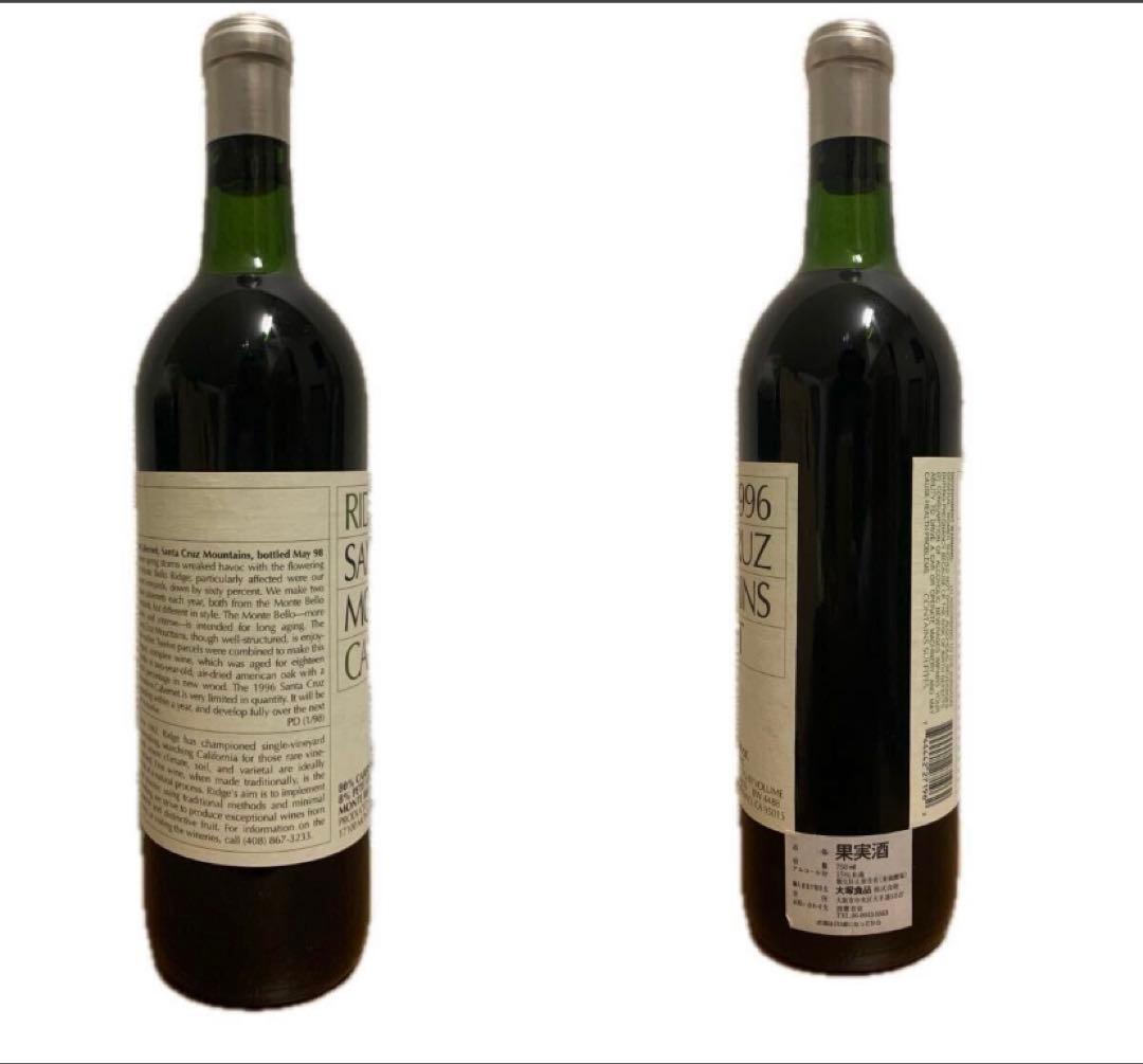 希少 リッジ・ヴィンヤーズ サンタクルーズ・マウンテンズ モンテベロ