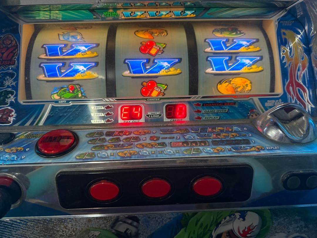 通電確認済み】ジャンク品☆実機 モンキーターン初期スロット 設定キー