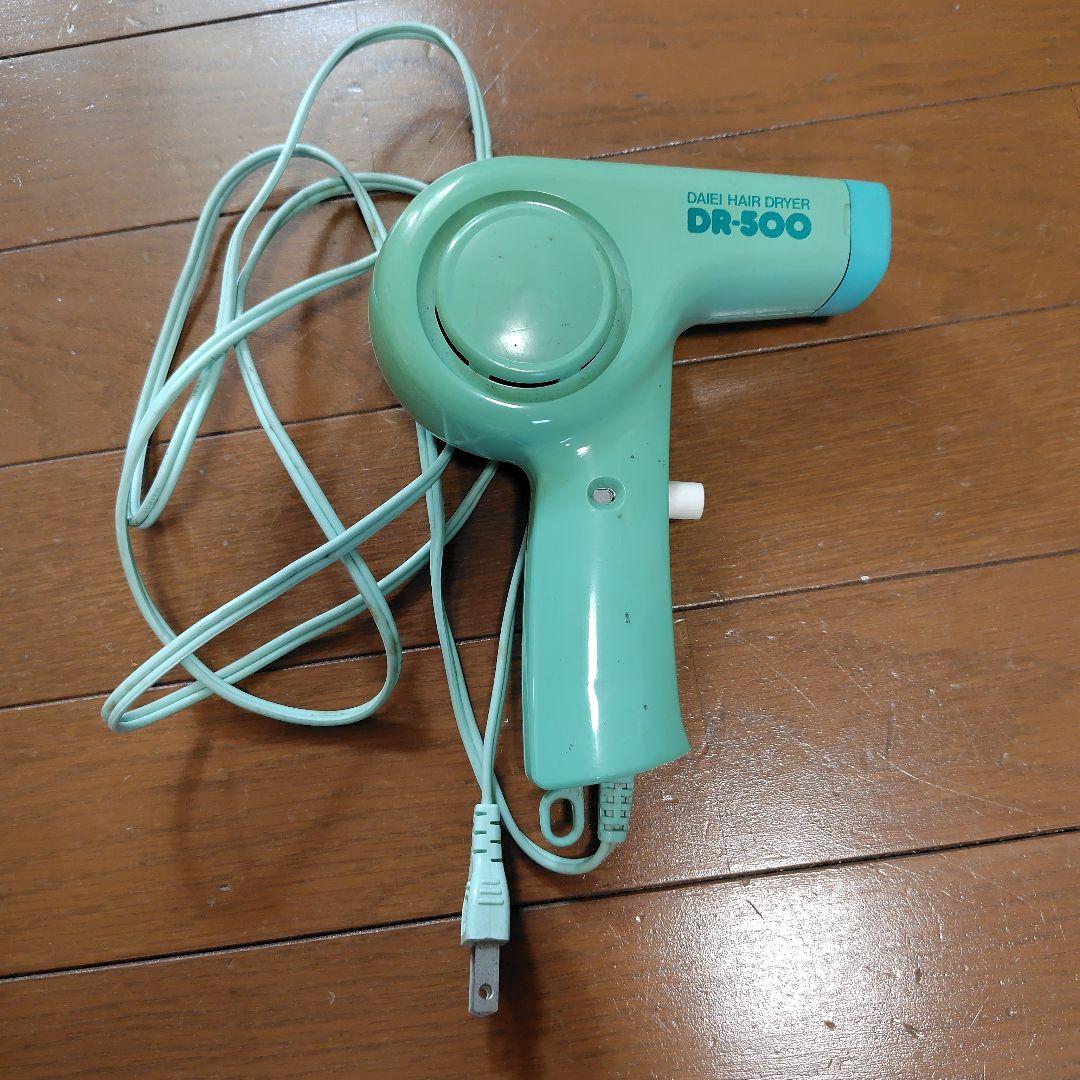 昭和レトロな ヘアドライヤー ミントグリーン - メルカリ