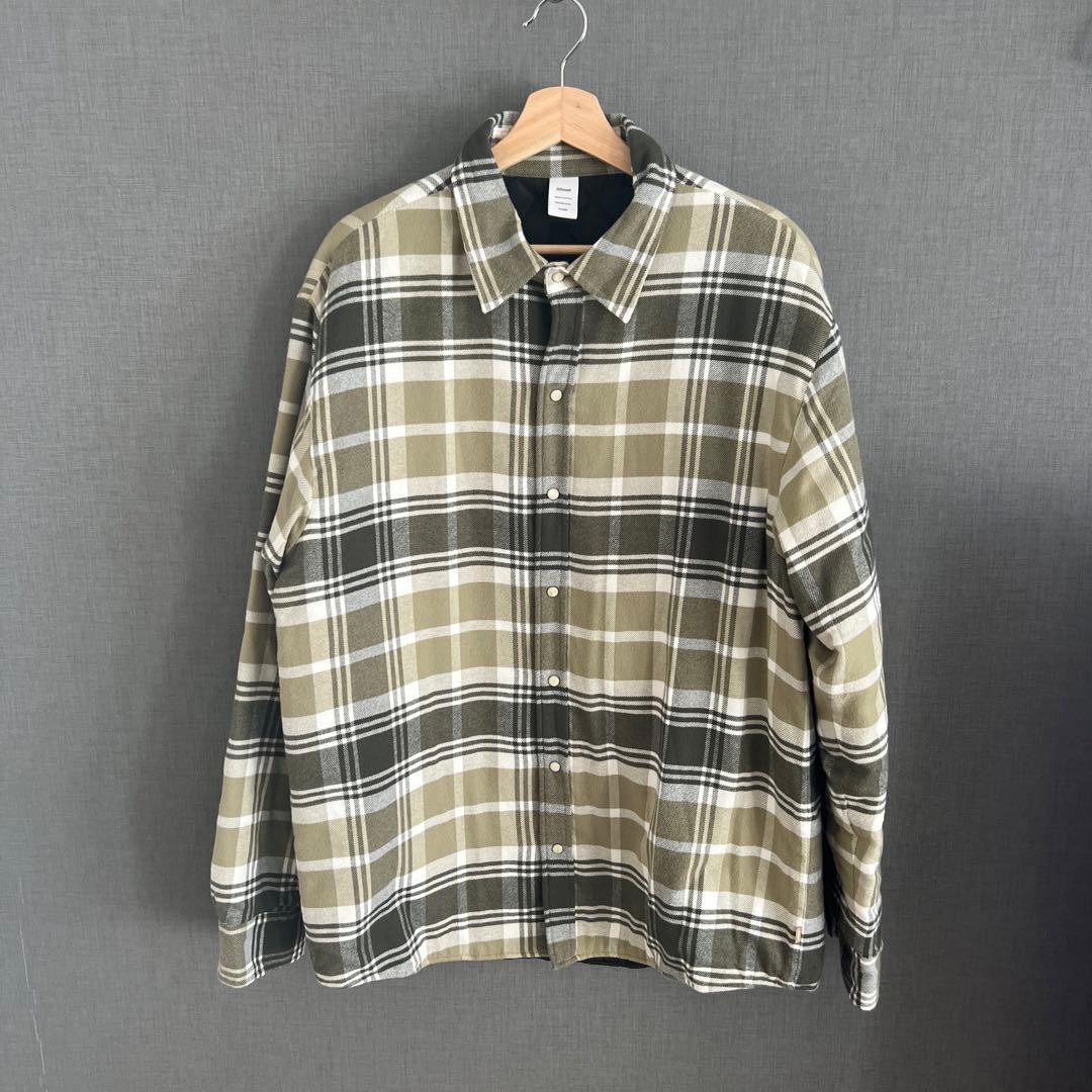 jjjjound Thermal Shirt - Olive size:XL - メルカリ
