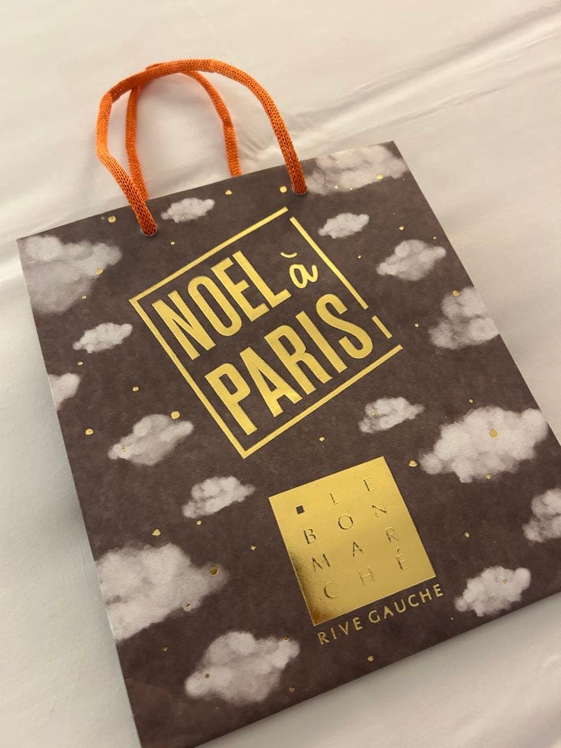 グレーとオレンジLE BON MARCHÉ RIVE GAUCHE 紙袋