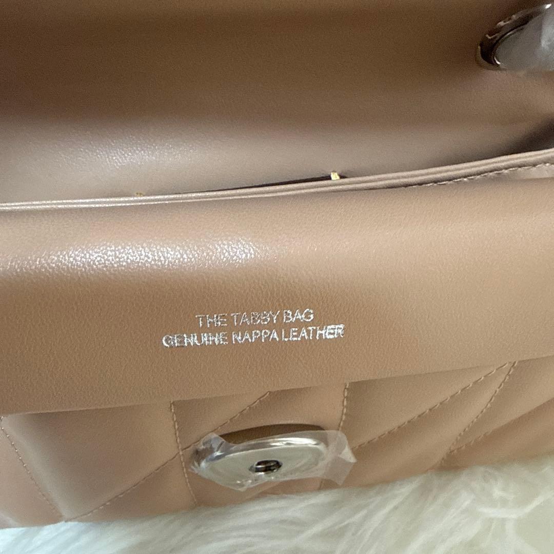 COACH ショルダーバッグ ベージュ キルティング20cm