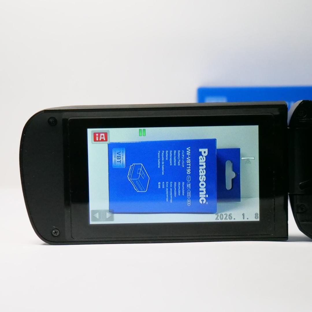 ビデオカメラ　Panasonic HC-V495M-KJ [ブラック]　極美品