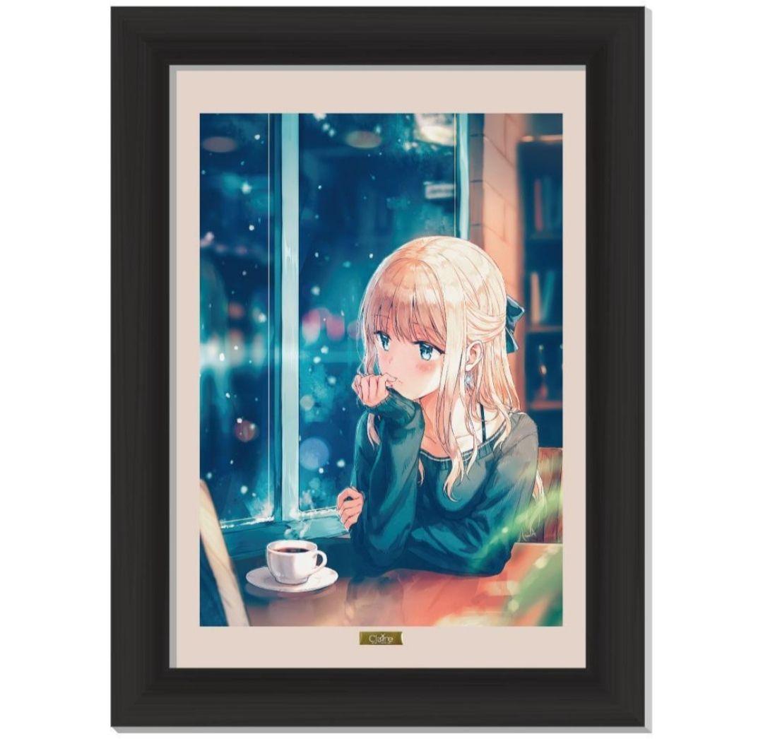 Hiten サイン入り保証書付 複製原画(A2）D『君を待ってる』